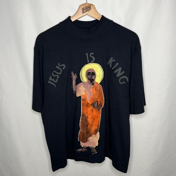 Kanye West Yeezy Season YZY Jesus is King Sunday Service Portrait Tour Merch L - Picture 1 of 2